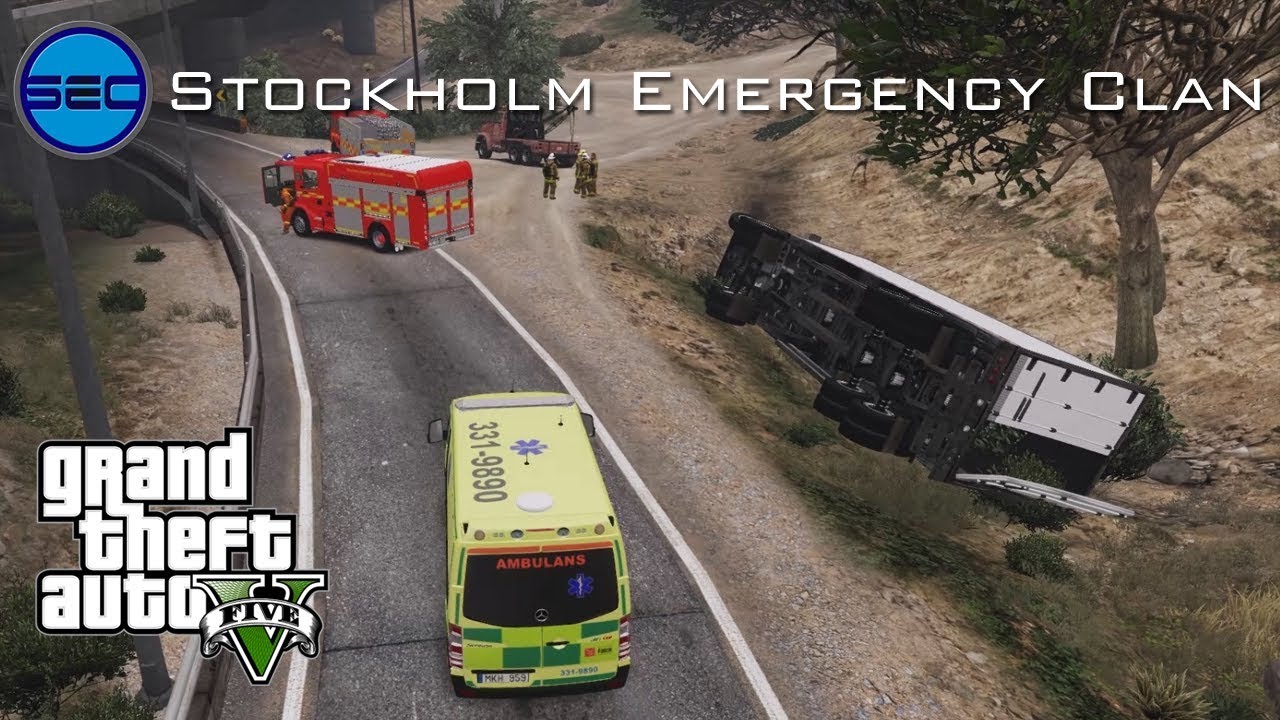 Stockholm Emergency Clan | #4 AMBULANS - Vält lastbil!