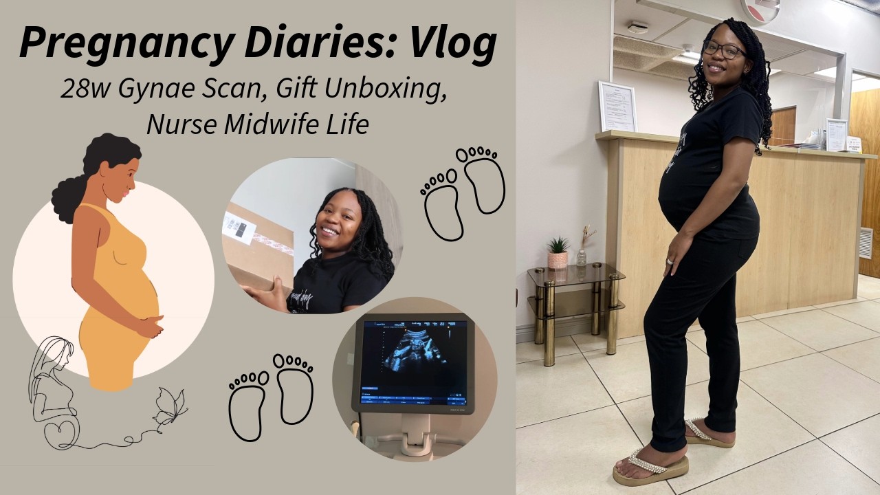 Pregnancy Vlog: 28w Gynae Visit | Fibroids Chat | Gift Unboxing | Nurse Midwife Work Life