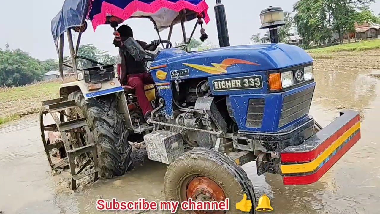 Eicher 333 tractor router Jyoti 2025 new video...