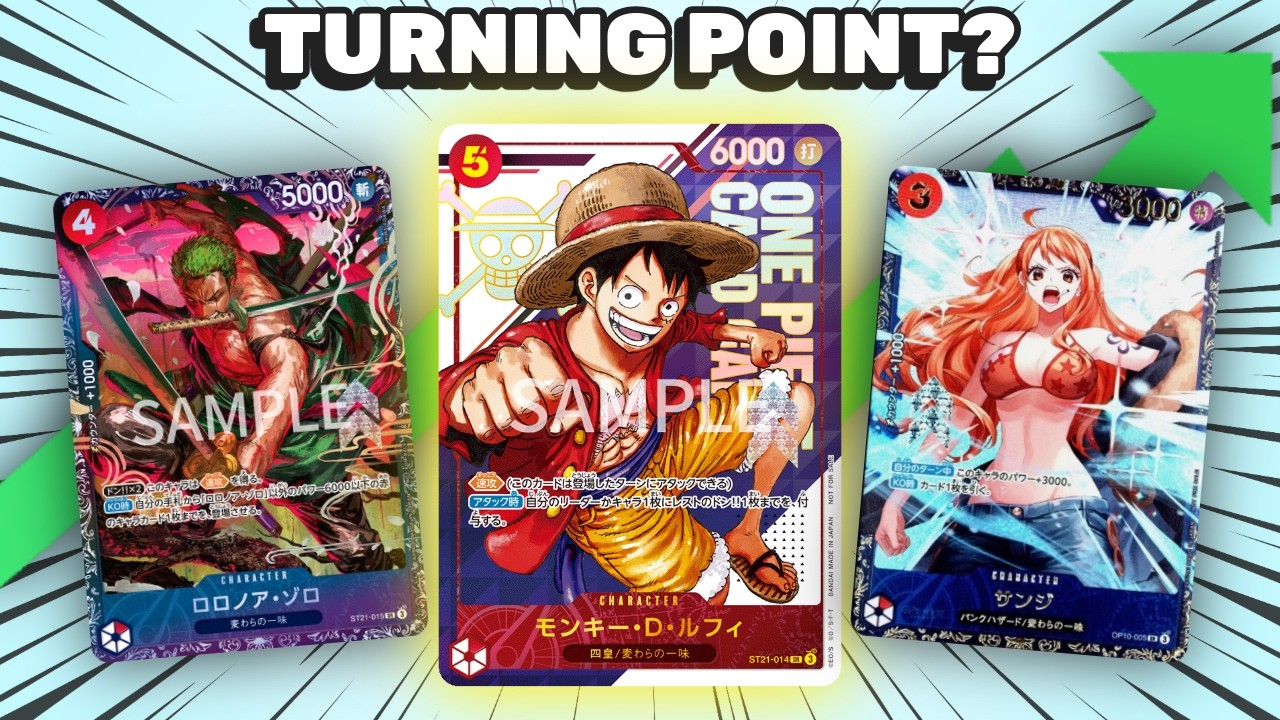 Японские карты One Piece TCG стремительно дорожают... | Обзор рынка One Piece TCG