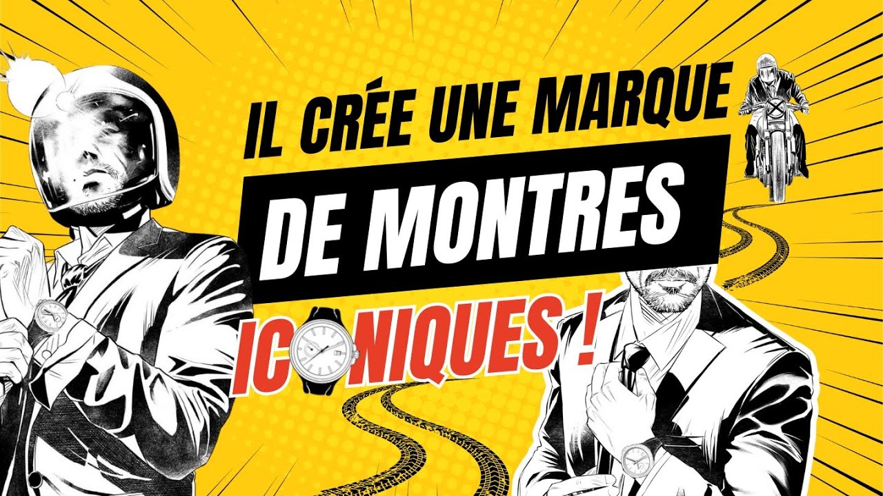 Il crée une marque de montres iconiques !