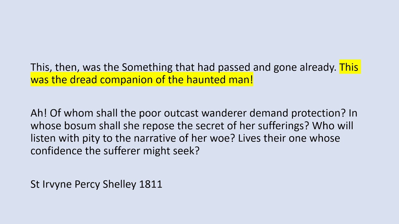 Answering the OCR A Level Literature Unseen Gothic extract: The Haunted Man