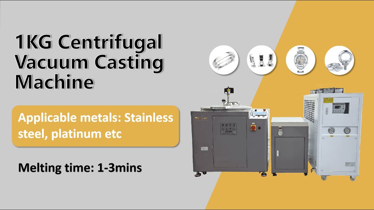 How to Cast Stainless steel, Platinum, Gold, Silver Product - 1KG Centrifugal Vacuum Casting Machine