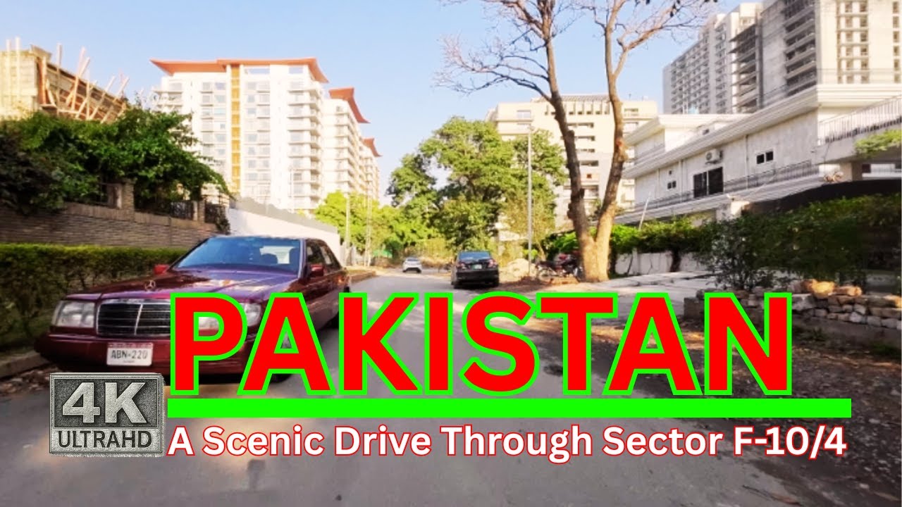 🇵🇰 Discovering Islamabad: A Scenic Drive in Sector F-10/4 #4k #pakistan