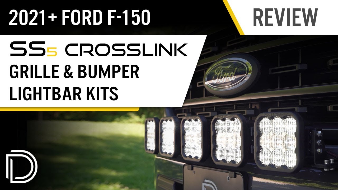 NEW 2021-2023 Ford F-150 SS5 CrossLink Lightbar Kits | Diode Dynamics