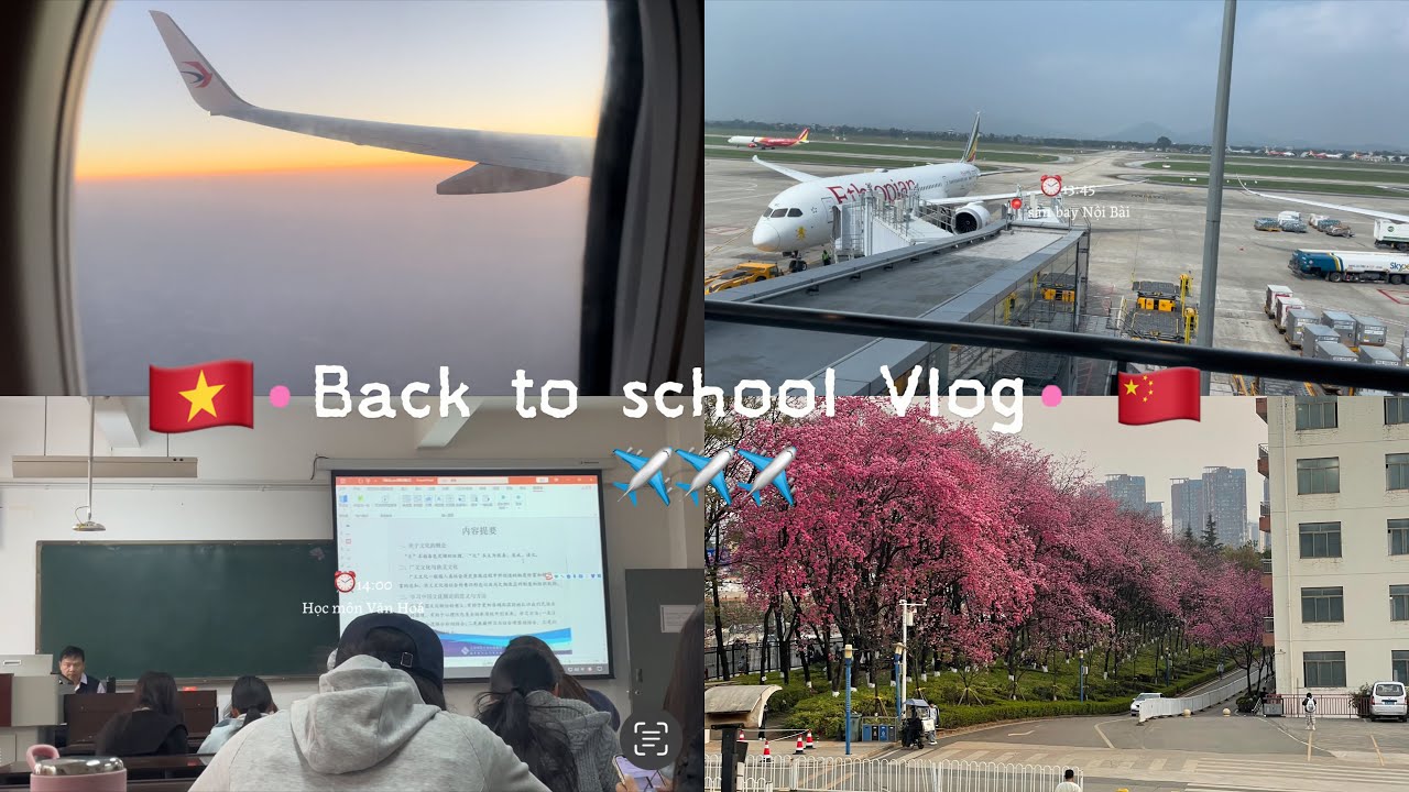 Back To School 📚 | Du học sinh Trung Quốc quay lại trường sau nghỉ đông | First day of semester 2