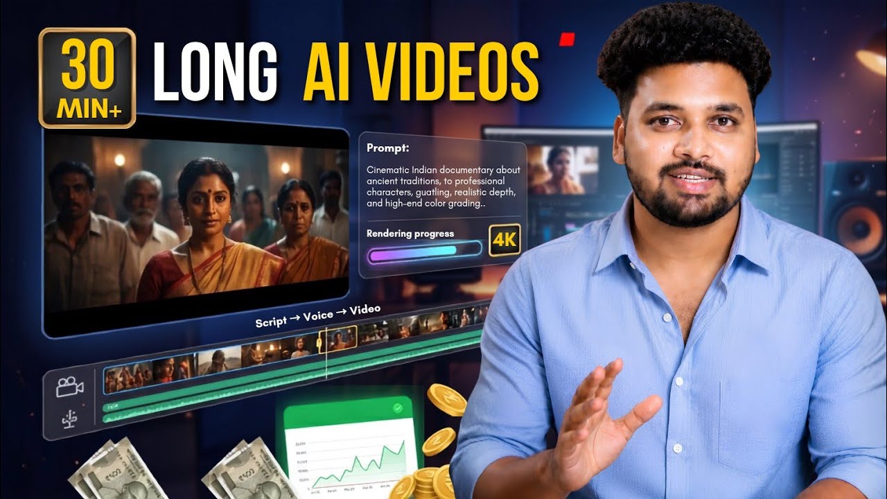 Create Long AI Videos for FREE | Step-by-Step AI Video Tutorial 🚀