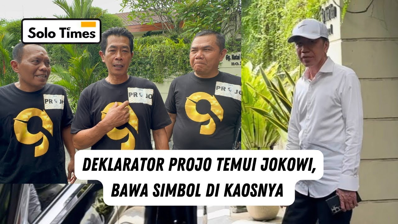 Bukan Budi Arie?! Relawan Projo Pertama ini Temui Jokowi di Solo