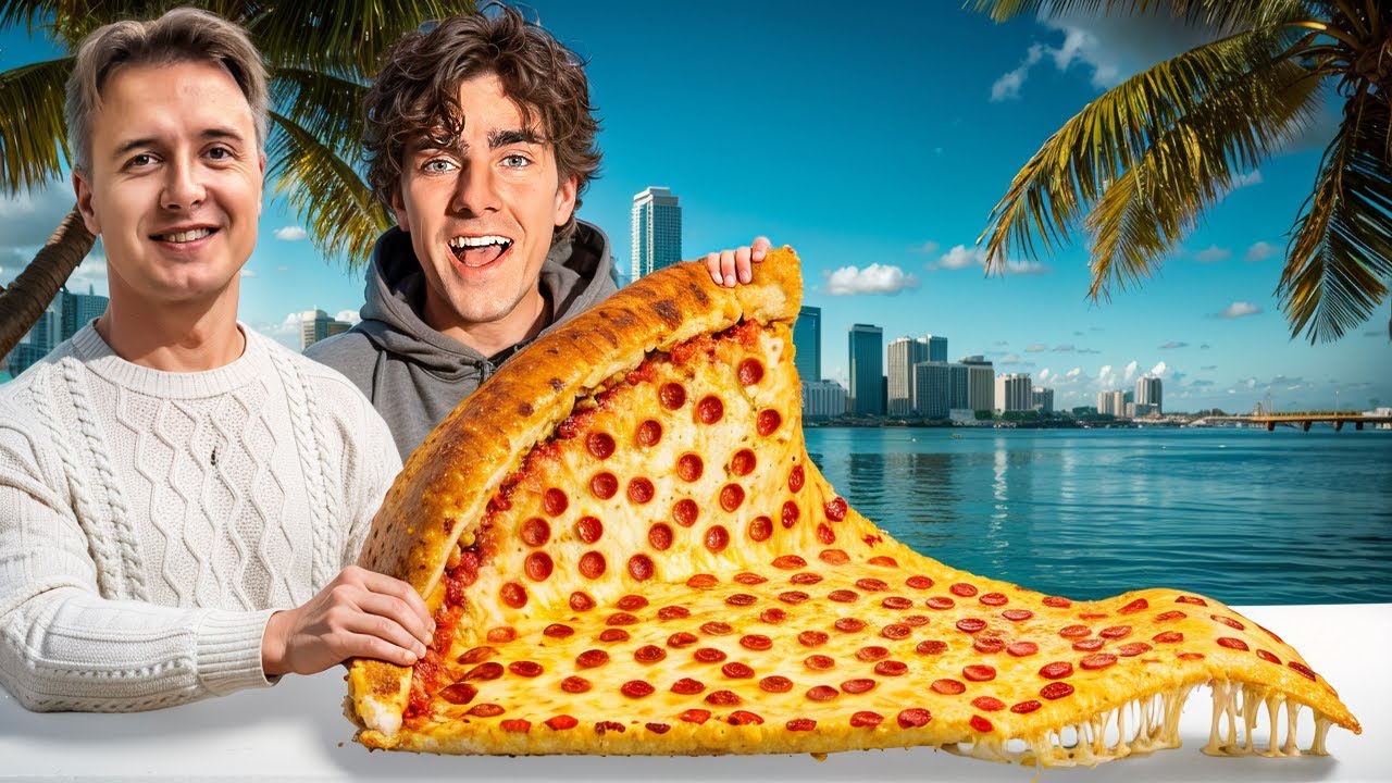 Vi Spiste USA's Største Pizza Slice! - Miami