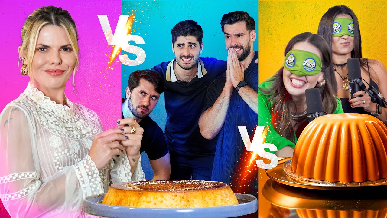 BATALHA dos Pudins: Lara Nesteruk vs Sartoleto vs Padaria. Quem fez o melhor? Teste &agrave;s Cegas!