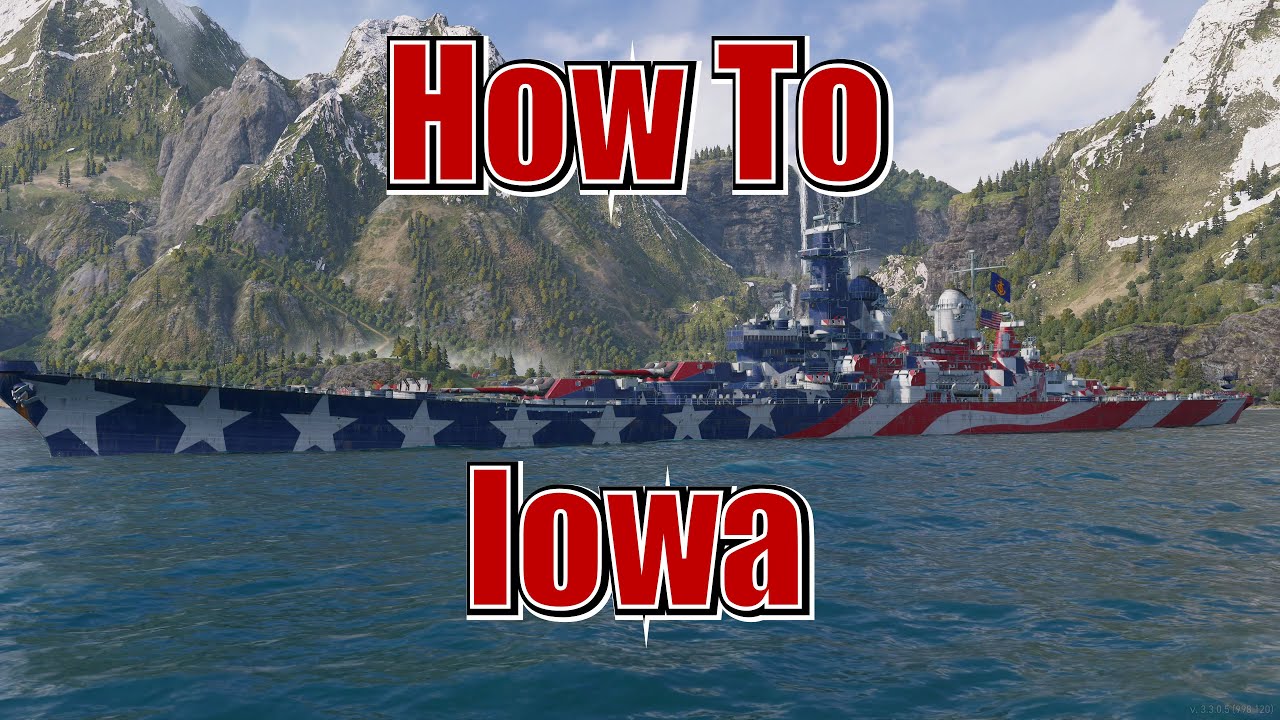 Path To The Iowa Complete! (World of Warships Legends Xbox Series X) 4k