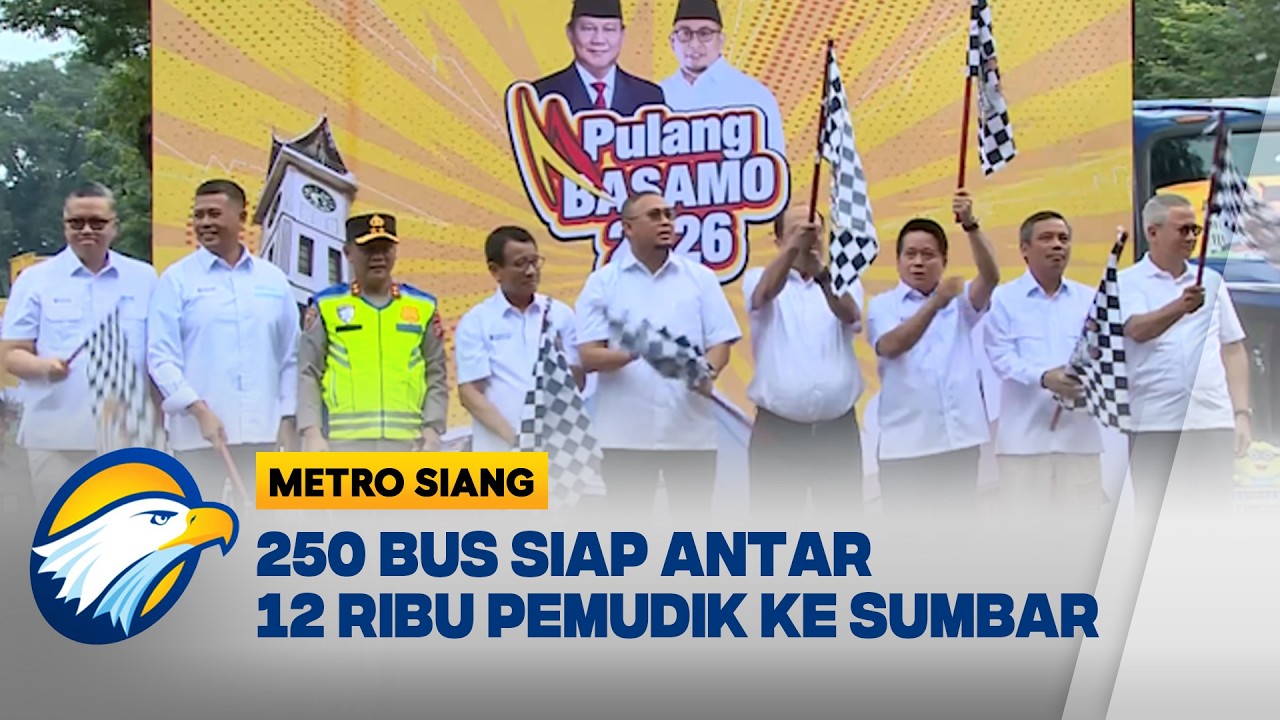 Mudik Gratis Pulang Basamo 2026 Kembali Digelar - [Metro Siang]