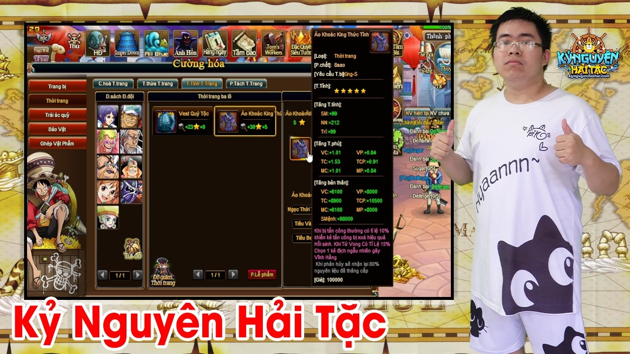 Kỷ Nguyên Hải Tặc S272 #12 Thức tỉnh thời trang King | Nguyen Viet Xuan
