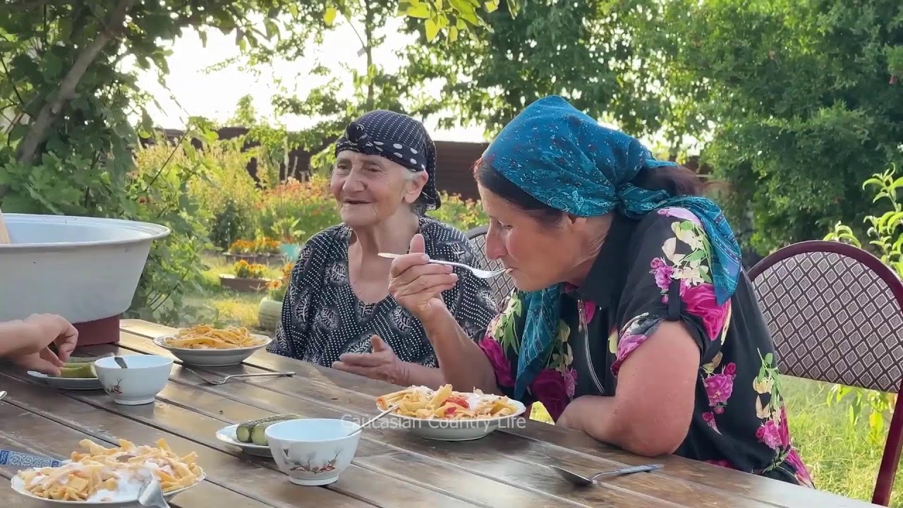 Natural Food Cooking in Village / Farm to Table Recipes / Off-Grid Living Family