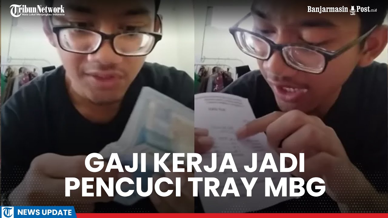 Pencuci Tray MBG Spill Gaji Pertamanya, Nominalnya Disorot Kontras dengan Guru Honorer