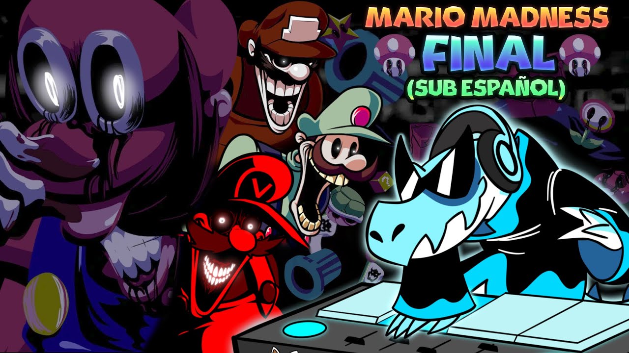 COCODRILO SUFRE DE PARANOIA CON MARIO MADNESS V2 🐊| Friday Night Funkin' PARTE FINAL | Sub Español