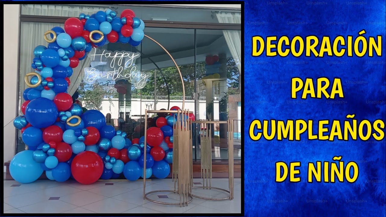 COMO HACER UN ARCO DE GLOBOS | CUMPLEAÑOS DE SONIC PARA NIÑO | ARCO DE GLOBOS | BALLOON ARCH | DIY