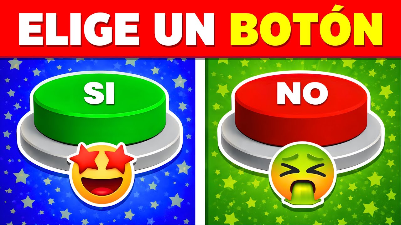 SI o NO 😱| ✅ o ⛔ | Elige UN BOTON🔥| Quiz Estelar✅