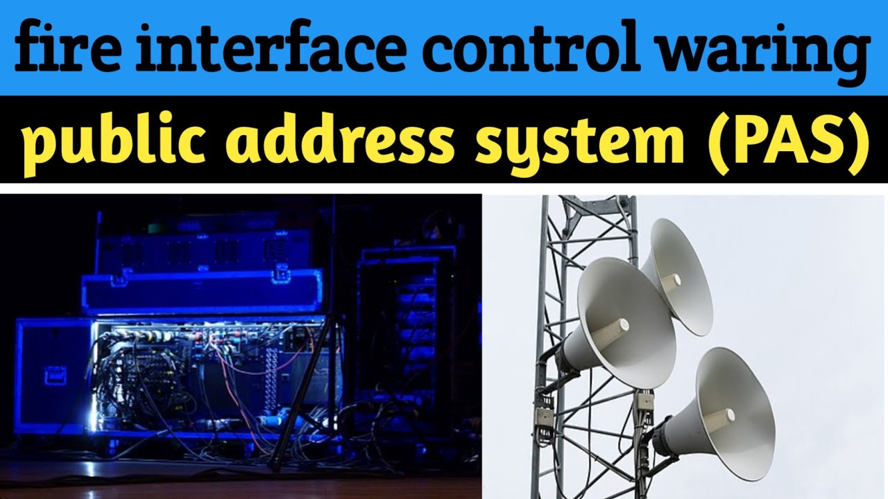Public Address System FIRE ALERT!