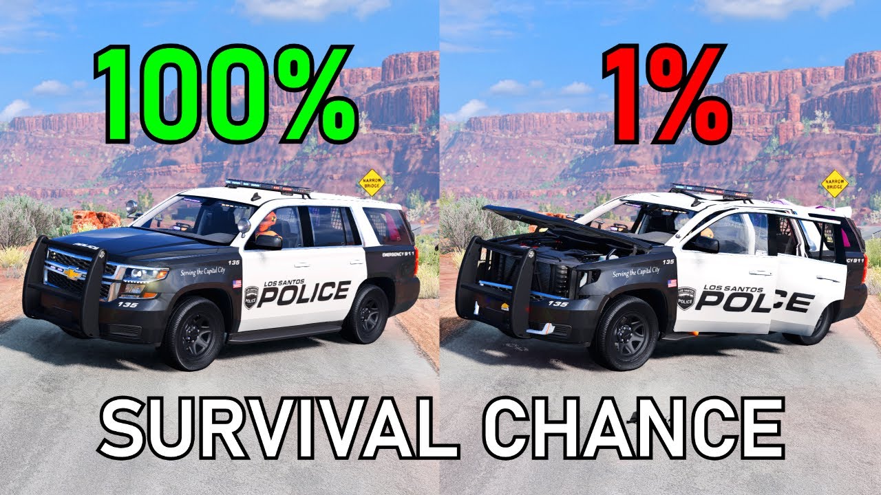 Realistic Survival Chance Crashes #15 | BeamNG.drive