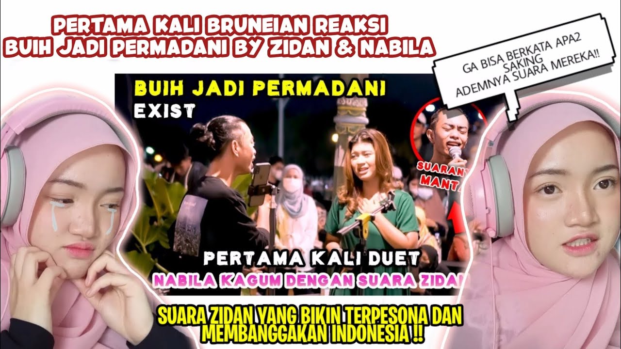 LUAR BIASA! BIKIN BAPER 100% | BRUNEI REAKSI BUIH JADI PERMADANI BY ZIDAN FT NABILA
