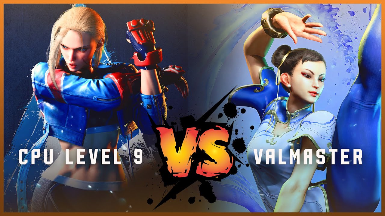 CPU Level 9 (Cammy) vs Valmaster (Chun-Li) | Street Fighter 6 | Ranked Match