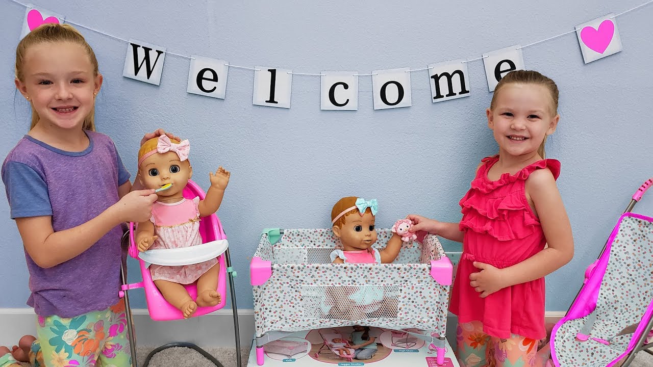 Taking Care of a Newborn Baby! Luvabella Baby Doll Toy