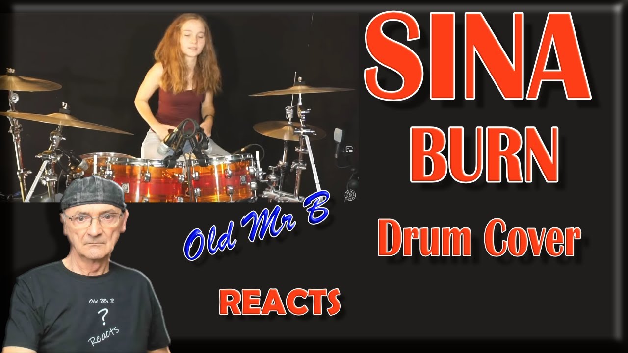 Sina  Burn (Deep Purple)  drum cover (Reaction)