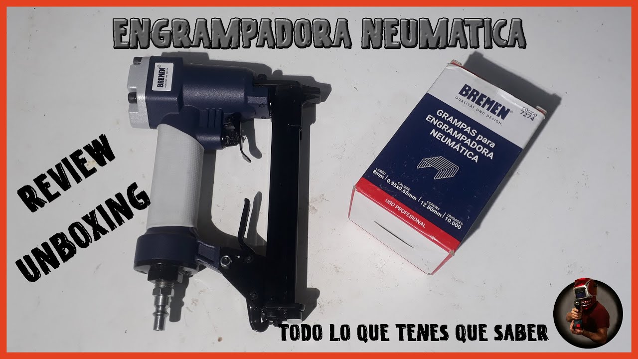 ✔️ ENGRAMPADORA NEUMATICA ¿Cómo se usa? ¿Qué tengo que tener en cuenta a la hora de comprar una? 🤔