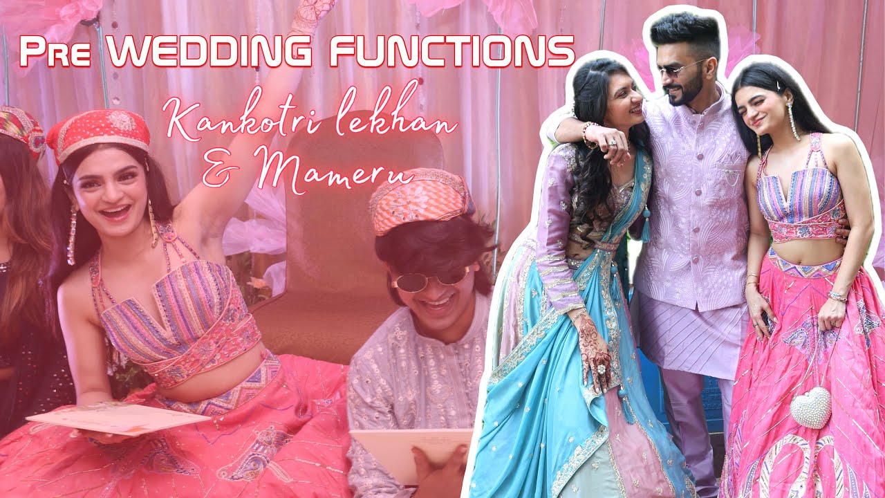 Pre WEDDING functions / Kankotri lekhan + Mameru