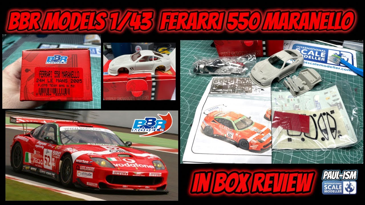 BBR Models 1/43 Ferrari 550 Maranello Inbox Review