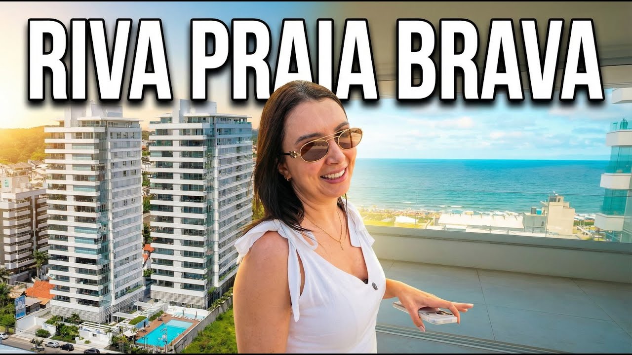 RIVA PRAIA BRAVA: A vista da sacada parece um QUADRO