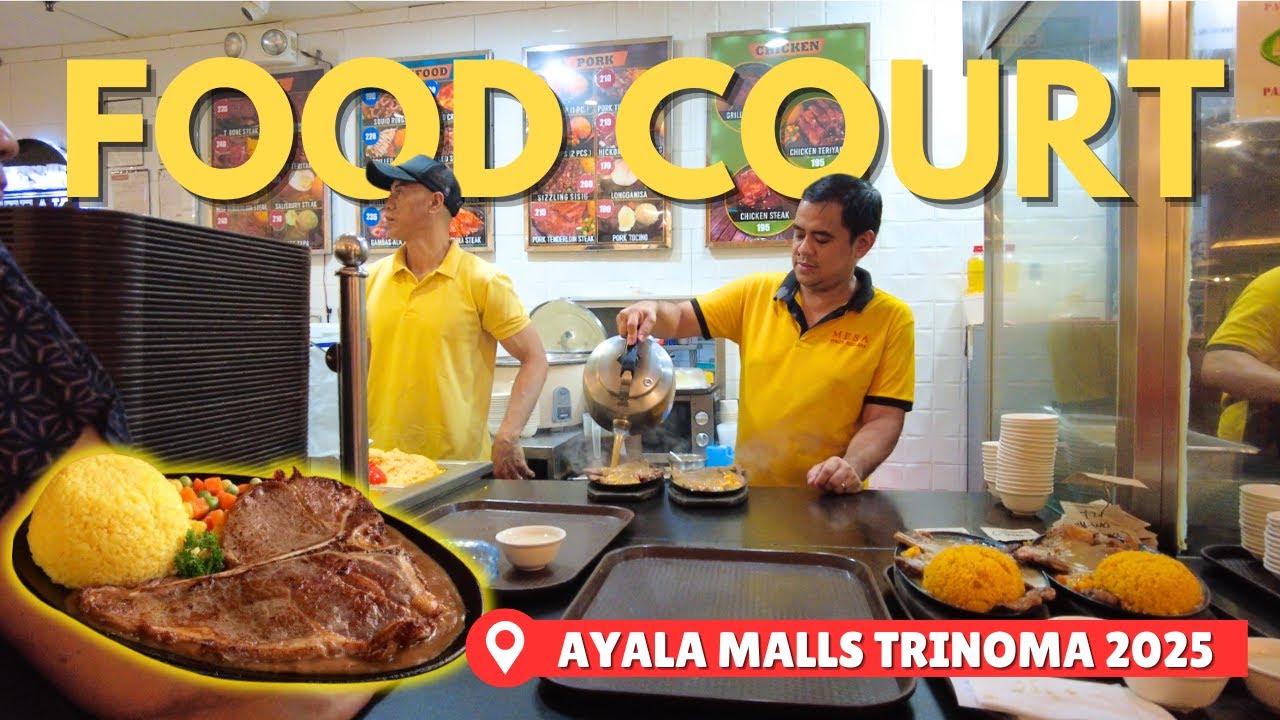 [4K] AYALA MALLS TRINOMA I FOOD COURT TOUR APRILL 2025 I QUEZON CITY PHILIPPINES