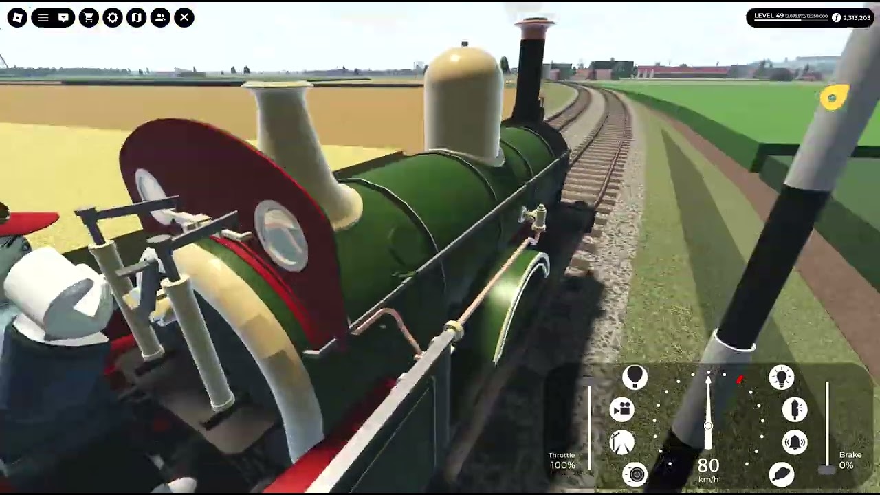 transporting wood witt the SS 13 (playing streamlined 14) @CayH9799  @Streamliner6200