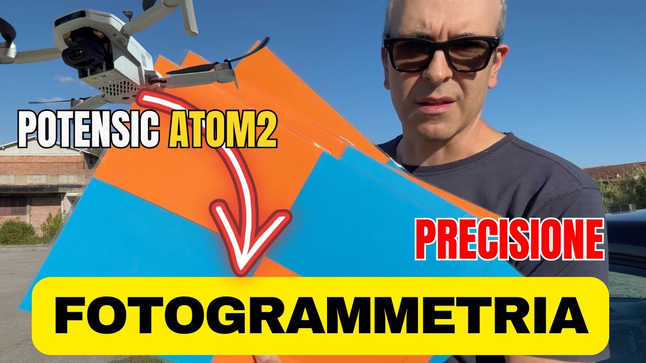 RILIEVO CON DRONE - FOTOGRAMMETRIA CON POTENSIC ATOM 2