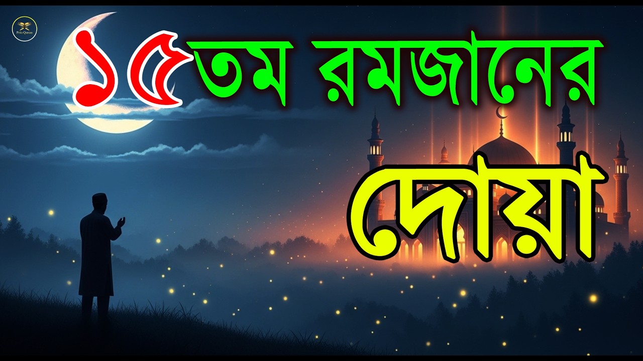 মাহে রমজানের ১৫ তম দিনের গুরুত্বপূর্ণ দোয়া l The Best Dua Of Ramadan 2026