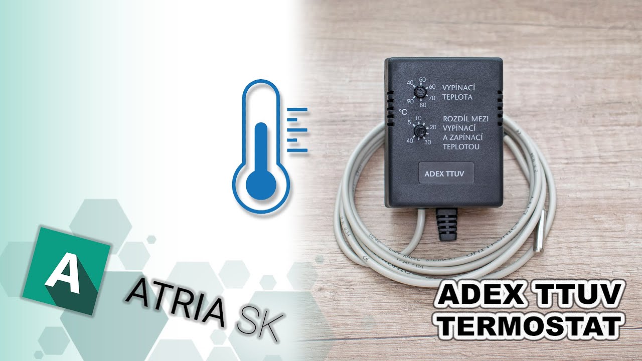 Elektrický termostat ADEX TTUV  | ATRIA SK