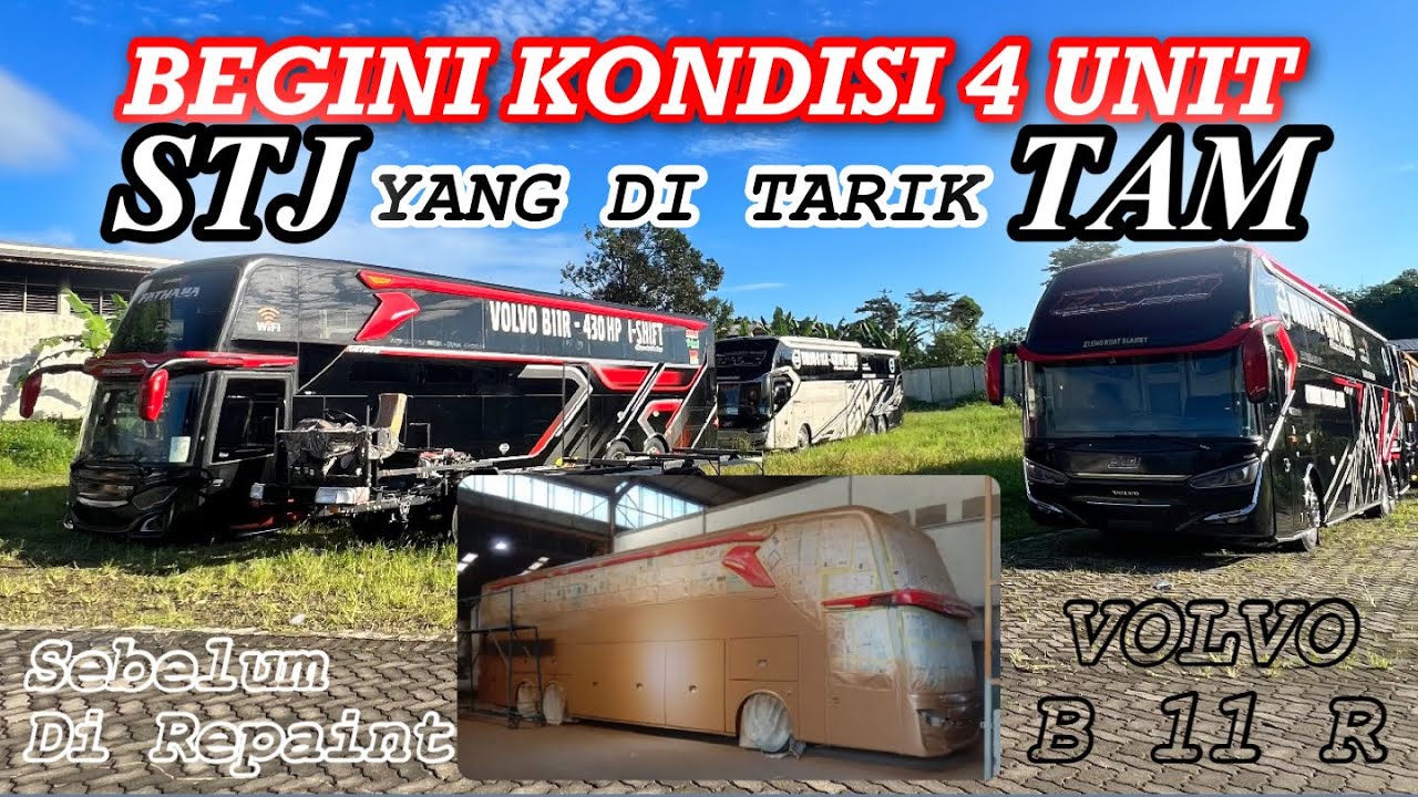 Akhir Kerja Sama TAM x STJ‼️ 4 Unit Volvo B11R. 2 Karoseri Besar Indonesia Bakal Jadi Apa??.