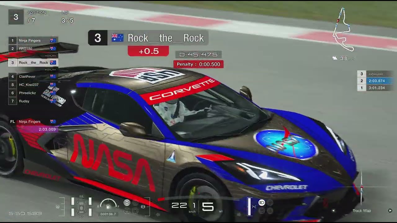 GT7 Thrash Corvette C8 at Yas Marina - 19-2-26