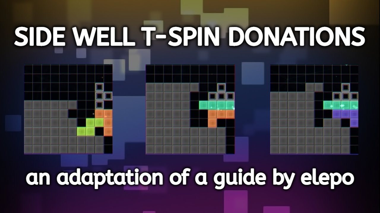 Side-Well T-spin Donation Guide