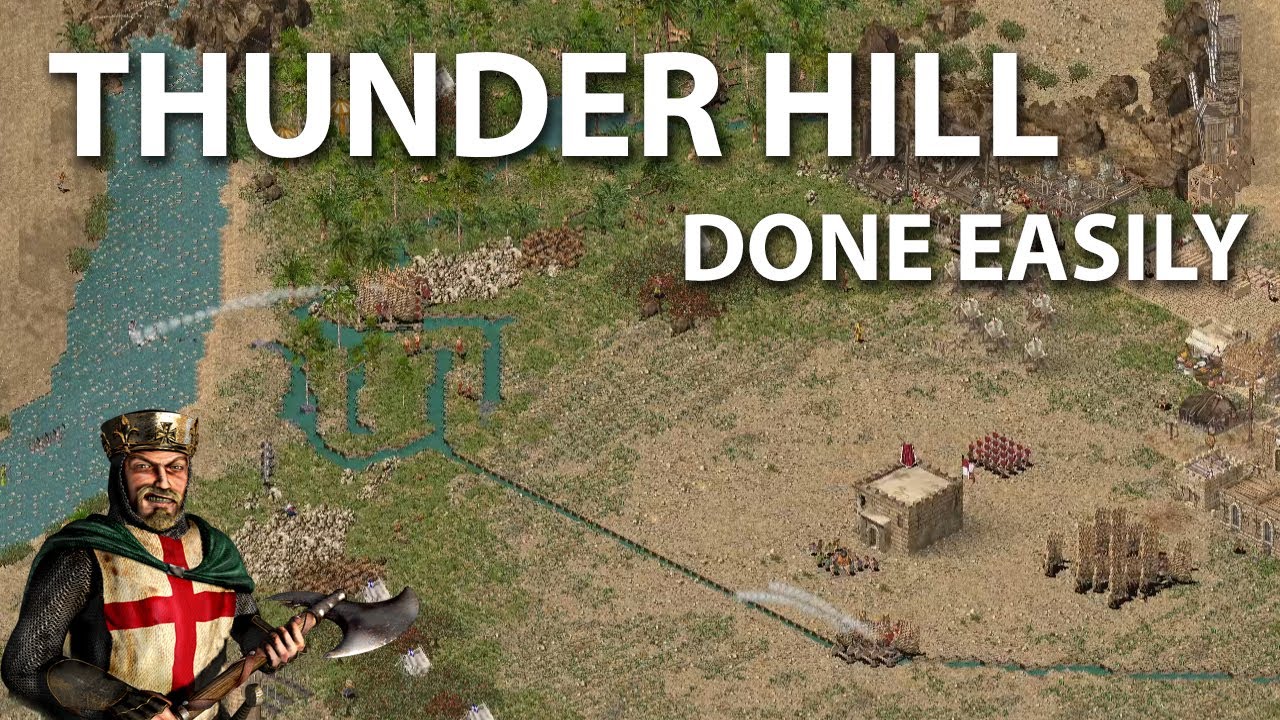 Легкий способ пройти Миссию 41 (Громовой Холм) - Stronghold Crusader HD