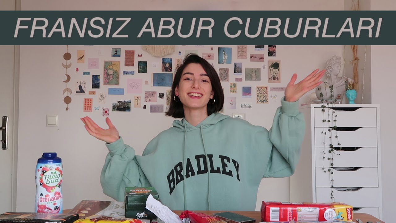 fransa'dan aldığım abur cuburları denedim!