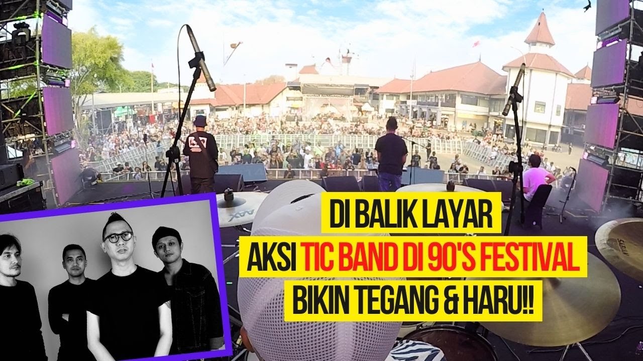 Kenekatan Tic Band Tampil di The 90's Festival 2024