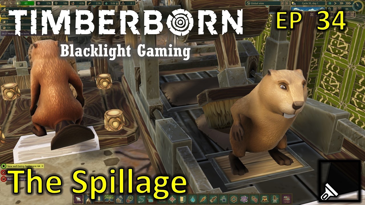 【Timberborn Experimental 1.0】 The Spillage Gameplay Episode 34