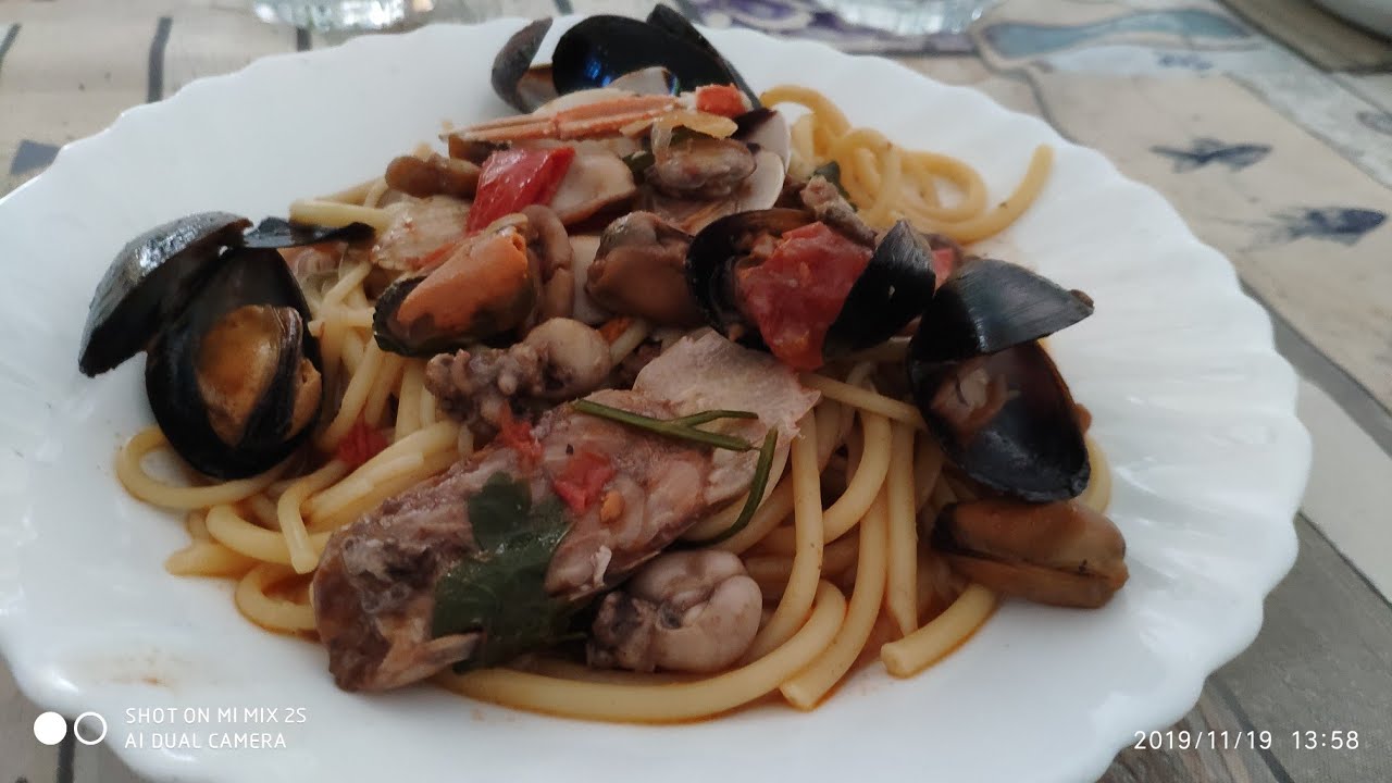 Spaghetti allo scoglio (con preparato surgelato) ecco come cucinarlo.