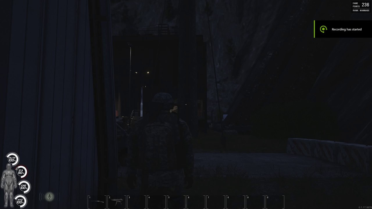 SCUM Hidden camp location at The dam