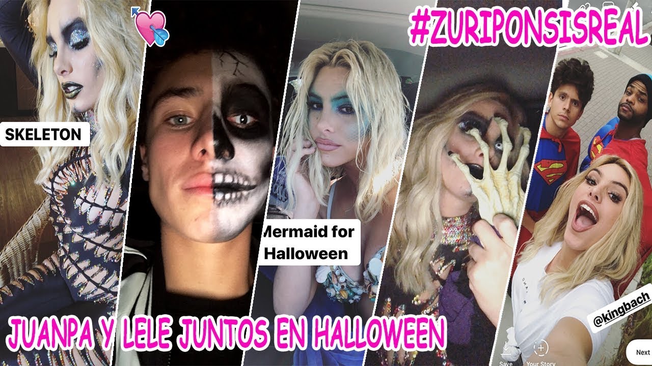 ➤GOALS JUANPA ZURITA Y LELE JUNTOS DISFRAZADOS EN HALLOWEEN | #ZURIPONS IS REAL