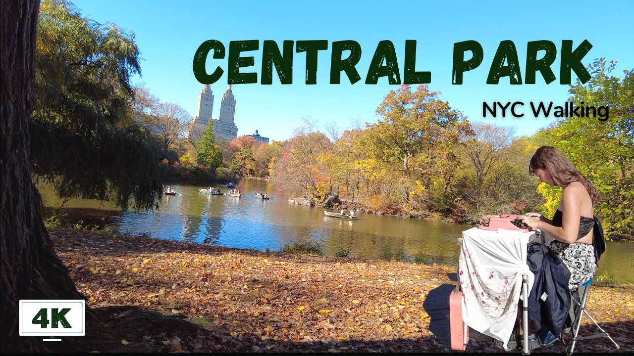 4K NYC Walking - Central Park - The Metropolitan Museum of Art (The Met) On 5th Avenue - 4k Quality