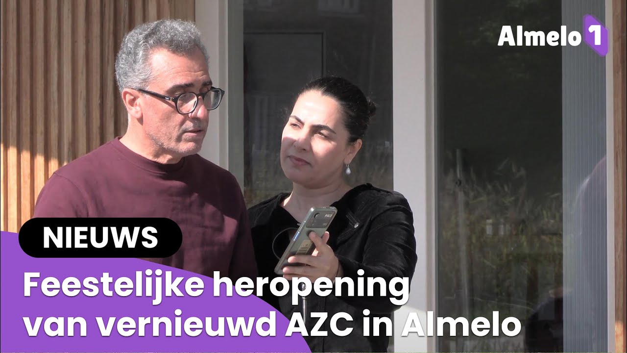 Vernieuwd AZC Almelo feestelijk heropend