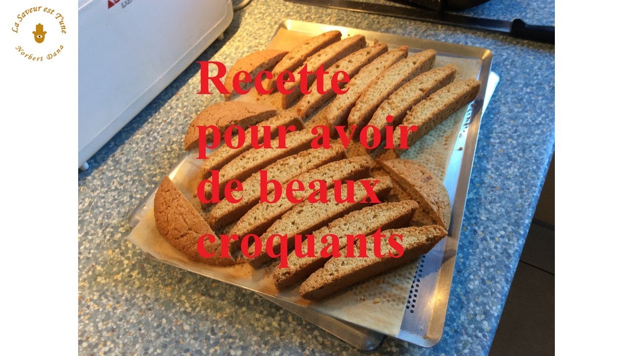 Recette pour faire des croquants